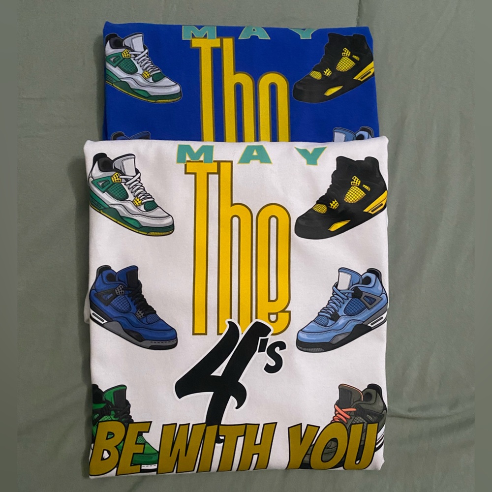 Custom Jordan 4 shirts
